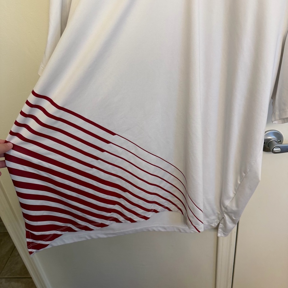 NWOT NFL Nike Arizona Cardinals Dri Fit Vapor Polo Shirt XXL Red Stripe Football - Picture 5 of 8
